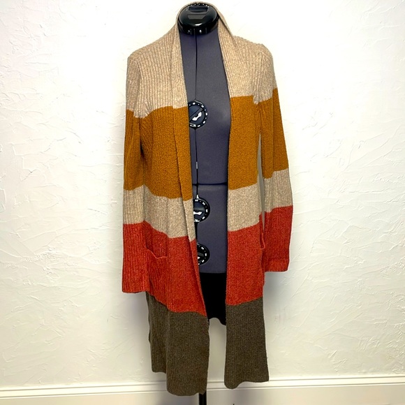 The Loft Color Block/Striped Duster/Cardigan - Picture 1 of 7